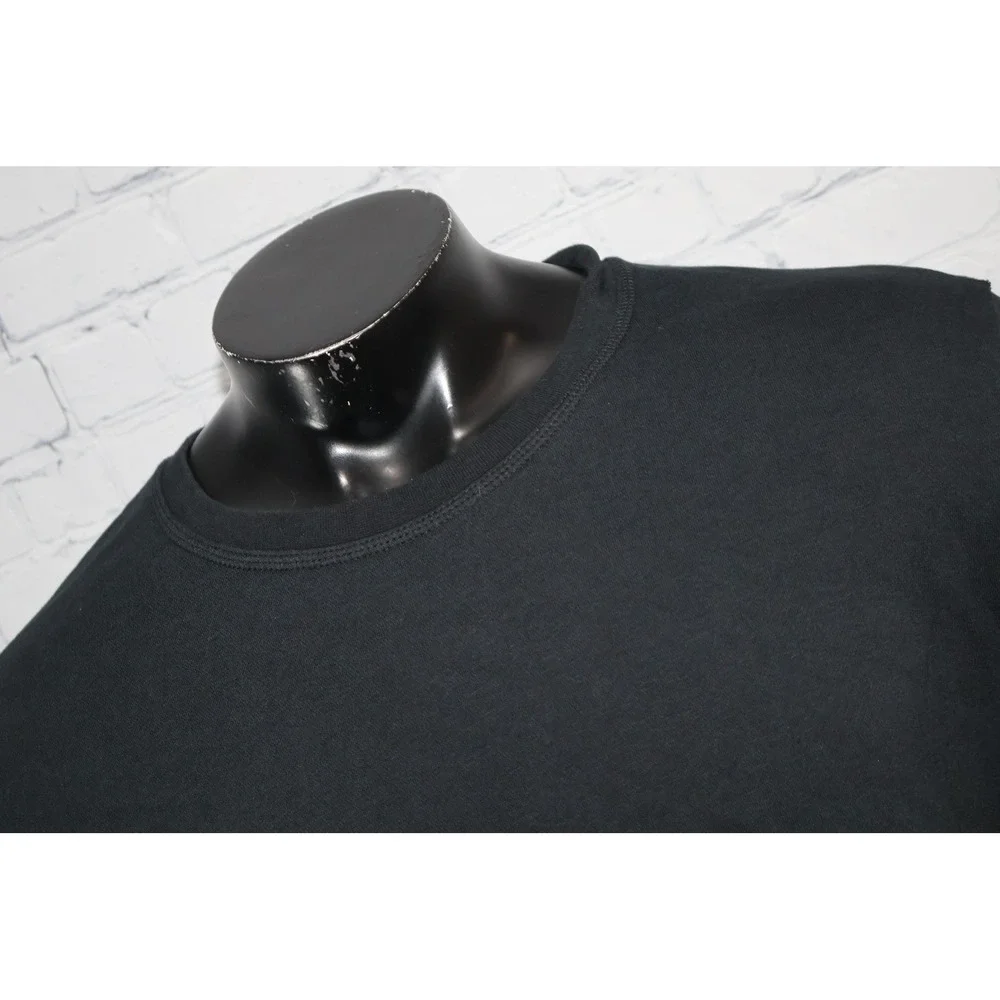 Nike YOGA Crewneck Sweatshirt Mens Large Black Long Sleeve Pullover Swoosh